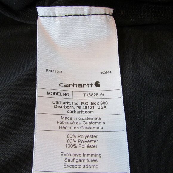 Carhartt Force Women's Relaxed Fit Sleeveless Tank Top Black TK6828 - Picture 4 of 4